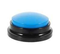 KOCKSHION Recording Dog Communication Button, Blue Talking Pet Training Buzzer with Voice Box for Household Use, Interactive Dog Accessory for Teaching Signals and Fun