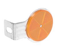 KOCKSHION Reflective Road Marker for Highways and Road Construction, Antiaging Abs Plastic Reflector Mounting Hole, Enhanced Traffic Safety Sign for Driveway and Pavement