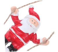 KOCKSHION Resin Christmas Tree Ornament Lightweight Santa Claus Hanging Figurine Handpainted Vivid Colors Resin Material Unique Swing Design for Festive Holiday Decoration and Party Favor