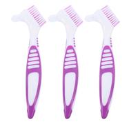 KOCKSHION Reusable Turtle Shell Cleaning Brush 3Pcs Mud Remover Ergonomic Handles for Aquatic Turtle and Tortoise Care