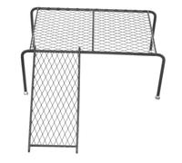 KOCKSHION Rutin Chicken Coop Rack Large Iron Mesh Platform with Climbing Ladder for Small Pets Stable Feeding and Exercise Stand for Chickens and Hens