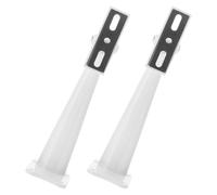 KOCKSHION Security Camera Wall Mount Brackets Enhanced Viewing Angles 2pcs Aluminium Alloy Adjustable Camera Bracket Holder with Small Curved Design for White Home and Office Use