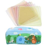 KOCKSHION Sensory Tissue Box Early Learning Tissue Box with Animal Patterns Develops Problem Solving Skills and Hearing for Fun Interactive Play for Boy Girl