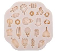 KOCKSHION Silicone Polymer Clay Molds for Jewelry Making and Craft Making, Heart Shaped Fondant and Edible Clay Moulds with Supple and Easy to Touch Material, Lovely Design for Stylish DIY