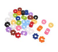 KOCKSHION Silicone Wine Glass Charms with Identification and Easy to Clean with Colorful Design 36pcs Reusable Drink Markers for Stem Glasses and Mugs for Social Gatherings and Birthday