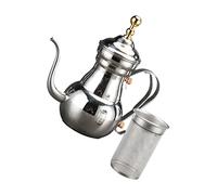 KOCKSHION Stainless Kettle with Long Spout Filter Mesh Home Pouring Pot for Tea Coffee Capacity for Precise Water Control and Use