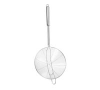 KOCKSHION Stainless Steel Double Coil Wire Mesh Strainer Ladle with Heat Resistant Handle Colander Spoon for Draining Pasta Frying Hot Pot and Vegetable Blanching in Kitchen