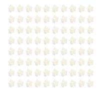 KOCKSHION Star Spacer Beads with Faux Pearl Finish 300pcs White Abs Featuring Smooth Surface and Comfortable Hand Feeling for DIY Jewelry Making for Necklaces and Bag Decorations