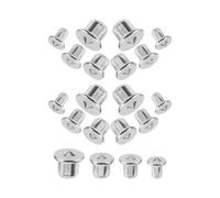 KOCKSHION Steel Dowel Pin Set Accurate Drill Punch Locator Tool Chrome-plated Finish , High Hardness Doweling Pins for Wood Panel for Woodworking