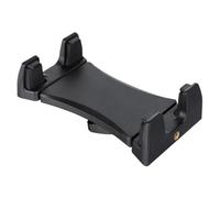 KOCKSHION Tablet and Phone Holder Clip Free Tilt Black Abs 360° Rotating with Tripod Adapter, Supports Landscape and Portrait Formats for Photography and Video