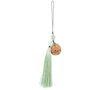 KOCKSHION Unique and Creative Wood Sachet Pendant Decor Phone Lanyard with Fine Carved Details and Elegant Open and Close Function for Mobile Accessories