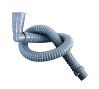 KOCKSHION Universal Meters PVC Extension Drain Machine Washing Hose with Angled Connector, 3 Long, Thickened Tube Body, Flexible and Elastic for Easy Installation Washer