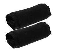 KOCKSHION Universal Non-Slip Walker Handle Grip Covers Padded Hand Grips for Elderly, Crutches and Wheelchair, Black Pair with Anti-Skid Cushion for Comfortable Mobility Aid Use