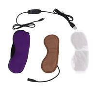 KOCKSHION USB Includes USB Cable Heated Eye for Sleeping with Lavender Cloth Material Relieves Eye Fatigue and Protects for Self-Heating for Sleep and Relaxation