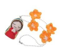 KOCKSHION Virgin Mary Resin Car Rearview Mirror Pendant Hanging Ornament Small Automotive Interior Decoration Car Mirror Accessories for Women Interior Aesthetic