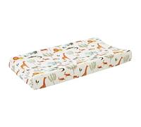 KOCKSHION Washable Removable Cotton Changing Pad Cover with Simple and Delicate Pattern Design for Nursery