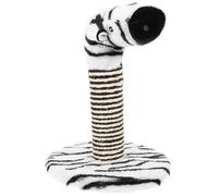 KOCKSHION Wear-resistant Cat Scratching Post with Sisal Rope and Particle Board Flat Base for Cats and Kittens to Climb and Relax Stops from Destroying Furniture