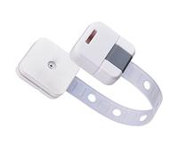 KOCKSHION White Safety Locks for Refrigerator and Cabinet Doors, Baby Proof Strap Locks Made of Sturdy Abs with Self-Adhesive Sticker, Easy to Install for Kids Protection in Home
