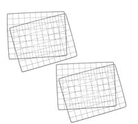 KOCKSHION Wire Iron Mesh DIY Dog Crate Divider Panels 4Pcs 35X45Cm Detachable Pet Fence Sheets for Indoor Puppy Pen and Medium Dog Cage