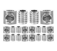 KOCKSHION Wire Rope Clamp Fasteners 10Pcs Stainless Steel Blend with Quick Fix Design, Suitable for Deck Cable Clips and Wire Suspension