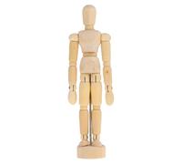 KOCKSHION Wooden 3d Movable Joint Puppet Model 5.5 Inch Sketch Figure Manikin for Artists Drawing Craft Decoration
