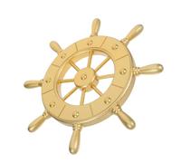 KOCKSHION Wooden Rudder Nautical Wall Decor Coastal Beach Decorative Ship Steering Wheel for Seaside Cottages Ocean Style Home Decor
