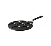 Kockums Jernverk Flat pancake pan 24 cm Black