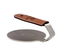 Kockums Jernverk Kockums hamburger press with handle protector Stainless steel-leather