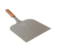 Kockums Jernverk - Pizza Peel Stainless Steel With Handle In Tärnsjö Leather - Stainless Steel