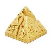Kocris Casa Aquarium Pyramid Pharaoh Fish Tank Decorations Statues Figurine Sculpture Ancient Egypt Reptile Turtle Lizard Spider Tanks Terrarium Egyptian Décor Ornament Pet Gold