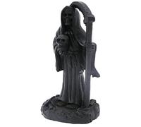 Kocris Casa Death with Sickle Aquarium Fish Tank Decorations Statue Figurine Statue Reptile Turtle Lizard Tanks Terrarium Devil Skull Halloween Décor Ornament Pet