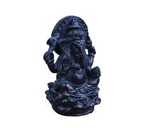 Kocris Casa Ganesh Elephant Statue Aquarium Fish Tank Decorations Reptile Turtle Lizard Spider Tanks Terrarium Thai Ganesha Buddhism Sculpture Figurine Décor Ornament Pet