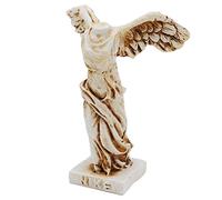 Kocris Casa Winged Victory of Samothrace Fish Tank Decorations Decor Sculpture Statues Figurine Ancient Greece Reptile Turtle Lizard Spider Tanks Terrarium Statue Décor Ornament Pet Brown