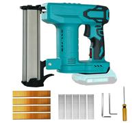 Kocusu Cordless Nail Gun Compatible with Makita 18V Battery, 2 in 1 Cordless Brad Nailer with 1000 Nails and 1000 Staples, 18GA Electric Staple Gun for Upholstery, Woodworking