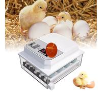 Kocusu Incubator for Eggs Automatic Turning, 12-18 Poultry Egg Incubators with Egg Candler and LED Display Automatic Egg,Turning and Humidity Control for Chicken,Quail,Duck,Bird