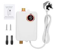 Kocusu Instant Water Heater,220V 3000W Mini Electric Tankless Instant Heater,IPX4 Waterproof Under Sink Water Heater, 30-50℃ Adjustable 3-4s Heating for Kitchen,Bathroom [Energy Efficiency Class A]