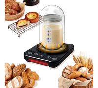 Kocusu Sourdough Starter Warmer, 3s Instant Sourdough Heater Starter, 1°F Thermostat Control (70-100°F) Heating Mat for Sourdough Starter, Sourdough Heater with 12H Timer for Home Baking