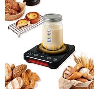 Kocusu Sourdough Starter Warmer, 3s Instant Sourdough Starter Heater, Precise 1°F Thermostat Control (70-100°F), 12-Hour Time Intelligent Heating Function, Heating Warming Heating Pad for Home Baking