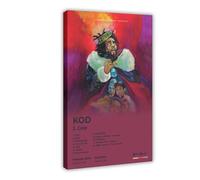 KOD Rapper J Cole Album Cover Poster Canvas Poster Bedroom Decor Landscape Office Room Decor Gift 08x12inch(20x30cm)