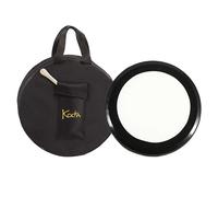 Koda Bodhran, Solid Wooden, Black Frame, Bag & Beater (16 inch)