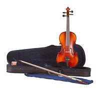 Koda Violin for Advanced Student, 4/4 Size Fiddle, Antique Brown Matt Finish, Comes with Case, Bow & Rosin