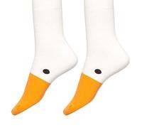 KODAA Womens Socks Funny Goose Game Crew Socks Untitled Animal Novely Puppets Cotton Hosiery