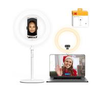 Kodak 10 Inch LED Desk Ring Light for Selfies and Videos & Online Conferencing