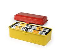 KODAK 120/135 Film Case - for 8 Rolls of 120 Films / 10 Rolls of 35mm Films - Retro Steel Case to Sort & Safeguard Film (Red) (Film is not Included)