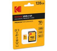KODAK 128GB Class 10 UHS-I U1 MicroSDXC Card with Adapter 10x Write Speed