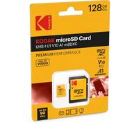 KODAK 128GB Class 10 UHS-I U1 MicroSDXC Card with Adapter 10x Write Speed