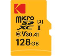 Kodak - 128GB Micro SD Card UHS-I U3 V30 A1 microSDHC/XC - Micro SD Memory Card - Read Speed 95MB/s Max - Write Speed 85MB/s - Additional Storage Multimedia Devices