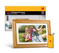 Kodak 14.1 Inch Smart WiFi Digital Picture Frame 1920x1080 Touch Screen,Auto-Rotate, Built in 32GB Memory, 10GB Free Cloud Storage is Provided for The Product(Wood)