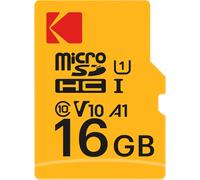 KODAK 16GB Class 10 UHS-I U1 Microsdhc Card with Adapter 10X Write Speed