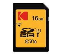 Kodak - 16GB UHS-I U1 V10 SDHC/XC SD Card - Memory Card - Read Speed 85MB/s Max - Write Speed 25MB/s Max - Storage of Full HD Videos and High Definition Photos - SD Card